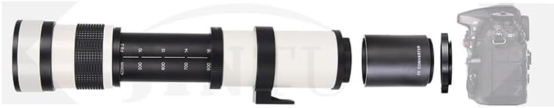 JINTU Telephoto Zoom Lens 420-1600mm f/8.3 Manual SLR Camera Lenses for Nikon D5600 D5500 D3100 D3200 D3300 D3400 D90 D5200 D5300 D7500 D7100 - Image 4